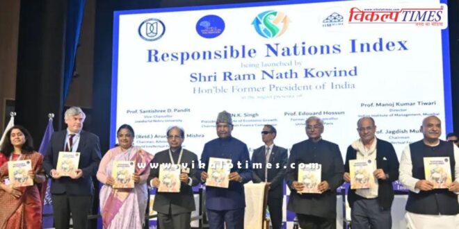 Former President Ram Nath Kovind launched the Responsible Nations Index.