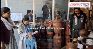 Gas Cylinders storage near a petrol pump churu news 29 Jan 26