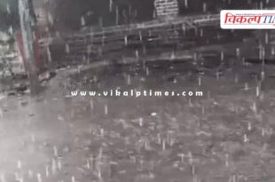 Heavy rain and hailstorm in kota and rural area