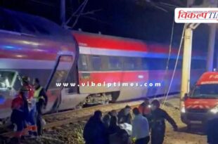 High speed train collision in Cordoba spain