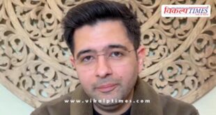 Raghav Chadha thanked the central government for the delivery of goods within 10 minutes.