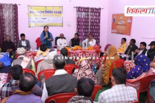 Sawai Madhopur Incharge Secretary Shivangi Swarnkar observed the village upliftment camp in Bhadauti