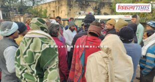 Unknown vehicle road accident elder chauth ka barwara news 27 Jan 26