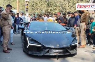Lamborghini car accident in kanpur uttar pradesh