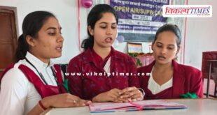 female students displayed their talent and solidarity in sawai madhopur