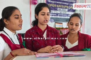 female students displayed their talent and solidarity in sawai madhopur