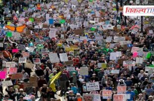 8 million people march against Donald Trump in America