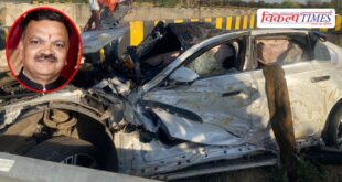 Road accident in Alwar Shakun Group MD Vallabh Maheshwari BMW overturns