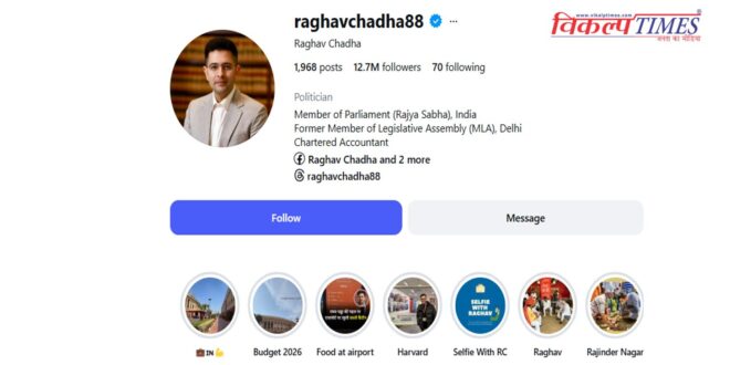 Joining the BJP proved costly for Raghav Chadha, losing 1.9 million followers in 48 hours.