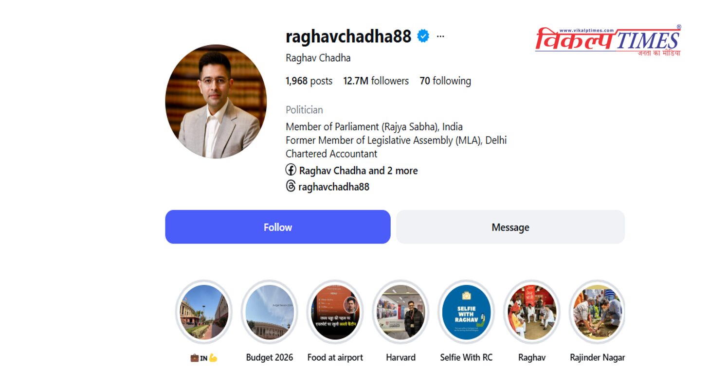Joining the BJP proved costly for Raghav Chadha, losing 1.9 million followers in 48 hours.