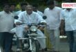 Puducherry CM arrives to cast vote on bike, polling intensifies in 296 seats