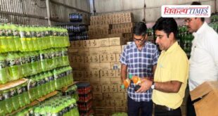 13,000 litres of energy drink seized in Sawai Madhopur