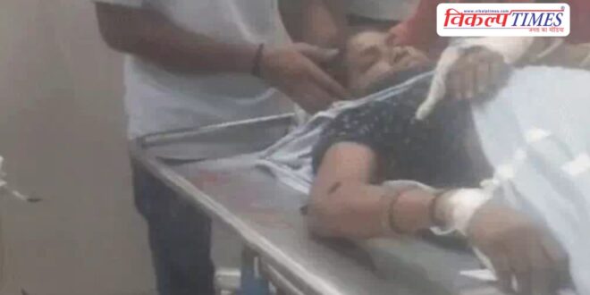 A woman was asked for her Aadhaar card for a stretcher mbs hospital kota news 03 may 26