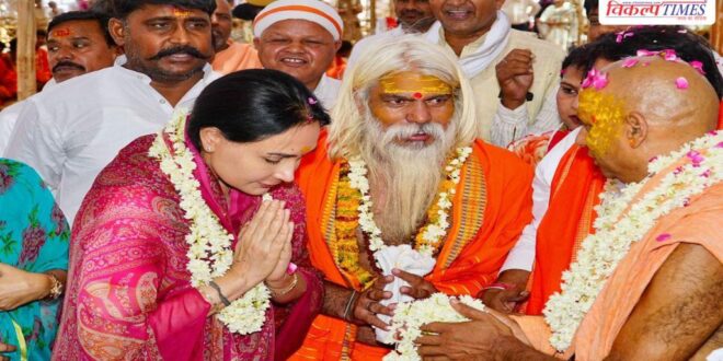 Deputy CM Diya Kumari participated in the Mahayagna organized at Ghata Nenwadi in sawai madhopur