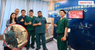 Dr. Syed Mohammed Ghouse creates history Performs successful robotic surgery in Hyderabad, 3000 kilometers from Wuhan