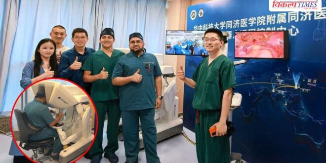 Dr. Syed Mohammed Ghouse creates history Performs successful robotic surgery in Hyderabad, 3000 kilometers from Wuhan