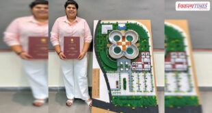 Mansi Sharma shines at the national level, now a college topper and architect Jaipur Vikalp Times
