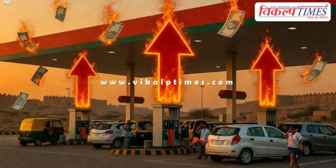 Petrol and diesel prices rise sharply in Rajasthan