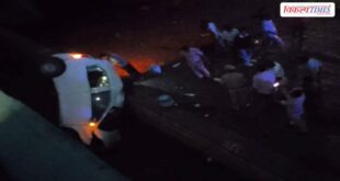 Delhi Mumbai Express Way road Accident drain falls car kota 15 June 26 Vikalp Times