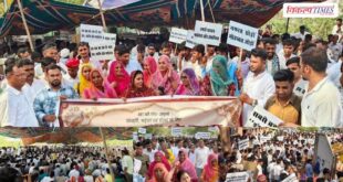 Demolition religious site peace march held in Barmer 25 June 26 Vikalp Times