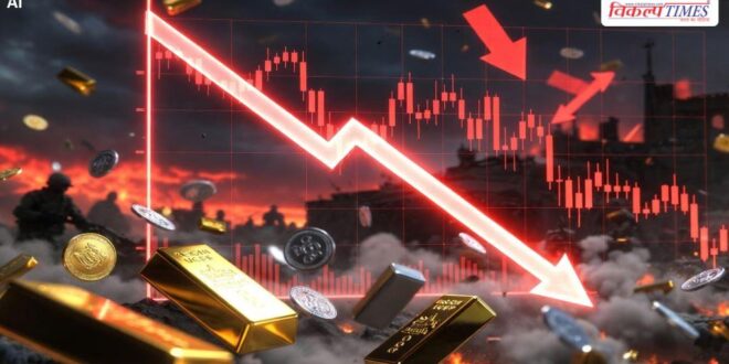Impact of Middle East tensions Sharp drop in gold and silver Vikalp Times