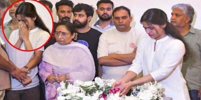 Manu Bhaker broke down while bidding a final farewell to her mentor, paid tribute to the late coach Jaspal Rana