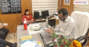 Sawai Madhopur City Council Commissioner Dalip Punia assumed charge.
