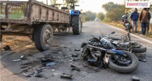 Tractor Trolley bike Accident in bamanwas sawai madhopur vikalp times