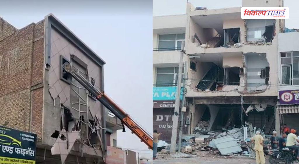 Bulldozer action Police Hotels Sriganganagar News 2 July 26 Vikalp Times