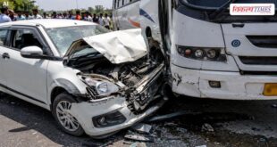Bus and swift dzire road Accident in national highway 552 Bodal Sawau Madhopur Vikalp Times
