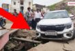 Car falls into deep pothole at bus stand Sawai Madhopur City Vikalp Times