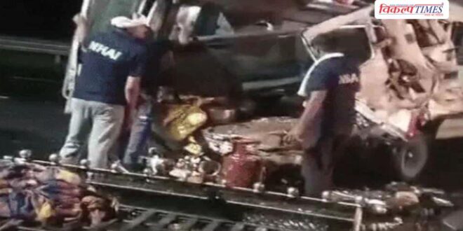 Major accident on Delhi-Mumbai Expressway ahead of Nitin Gadkari's visit kota Vikalp Times