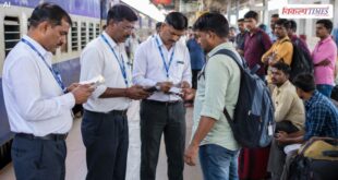 Over 32,000 rupees in fines collected from 40 passengers at Sawai Madhopur station