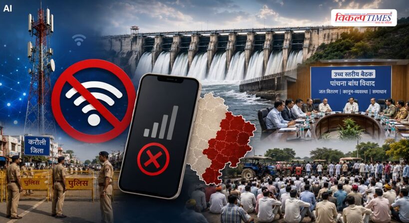 Panchna Dam Update Administration on high alert internet suspended in Karauli and Sawai Madhopur Vikalp Times