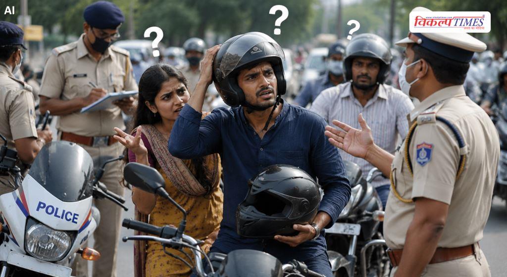 Rajasthan Traffic Police Road safety helmet awareness campaign 02 July 26 Vikalp Times