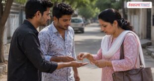 Two young men stopped her and engaged her in conversation then the woman herself removed her gold jewellery jaipur Vikalp Times