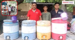 Youth Chishti Committee made arrangements of cold water for candidates in sawai madhopur vikalp times