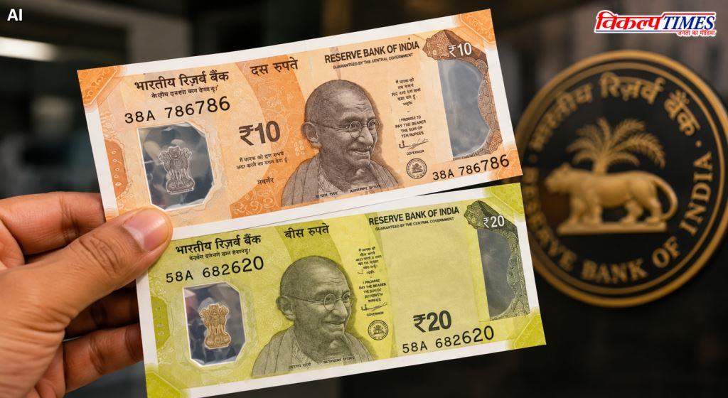 10 and 20 notes to get a makeover Plastic notes to appear soon Vikalp Times