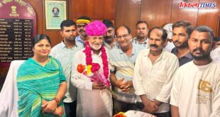 Naimuddin Guddu became the Pradhan for the third time Ladpura Kota Vikalp Times