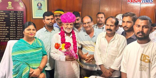 Naimuddin Guddu became the Pradhan for the third time Ladpura Kota Vikalp Times