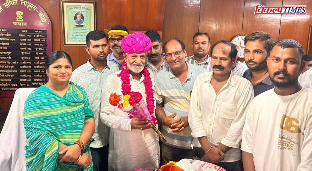 Naimuddin Guddu became the Pradhan for the third time Ladpura Kota Vikalp Times