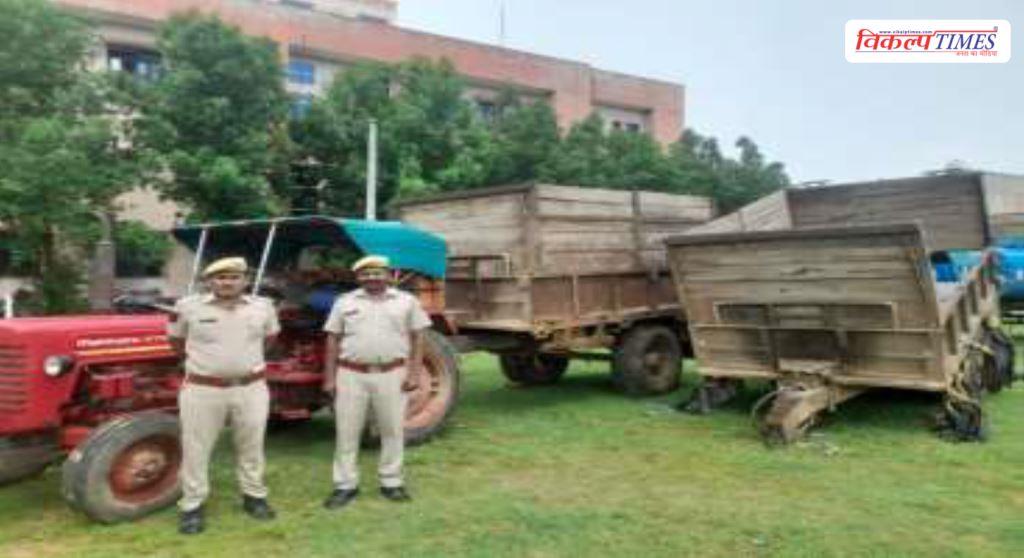Sand Mining Gangapur city police sawai madhopur 6 aug 26 vikalp times